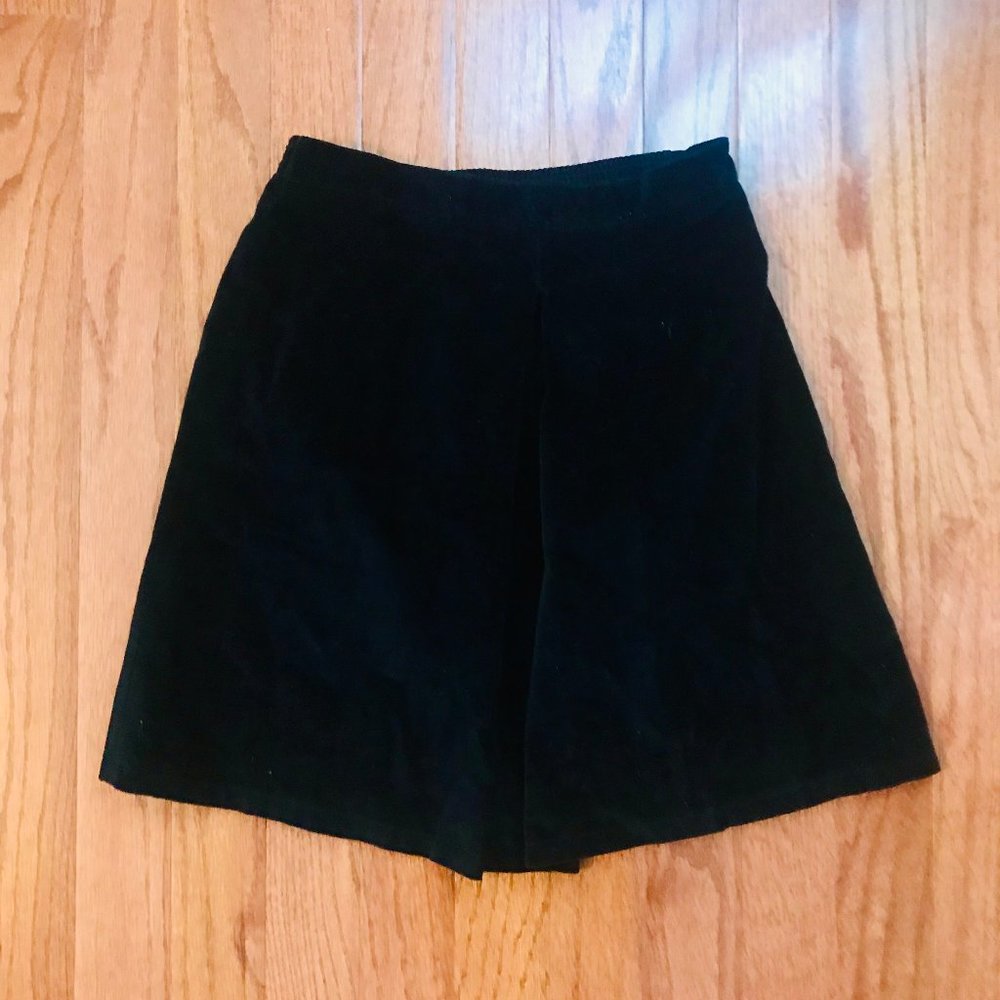 Black Velvet Skirt
